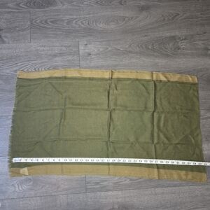 Avon Olive Green and Tan Scarf